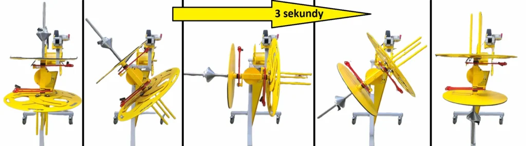 Nawijak obracalny do folii
